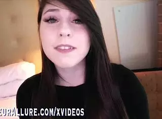 i play with my shaved pussy then suck his cock