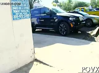 Bold teen 18+ licks cock in pov fucking