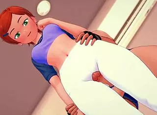 gwen tennyson solo quiere jugar r�pido con una polla en su cuarto versi�n adulta