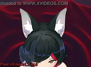 white girl eagerly sucks asian cock in 3d animation