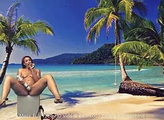 Curvy amateur girl fucks herself with glass dildo on webcam!