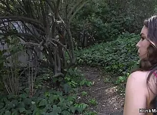 Trespassing student gets rough fucked in bondage play