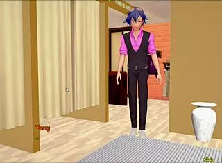 the caretaker part 2 has a milf with big tits getting creampie in 3d hentai 😏