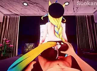 i ride uma musume cowgirl for creampie squirting