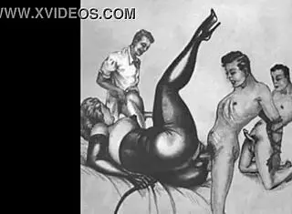 Bold Vintage Erotic Drawings of Antique Anime Cartoons