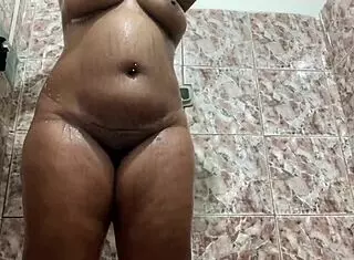 Ebony morena with small tits twerks and cums hard in hardcore session