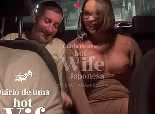 i'm watching my hotwife lina nakamura give her ass to uber john coffee while recording