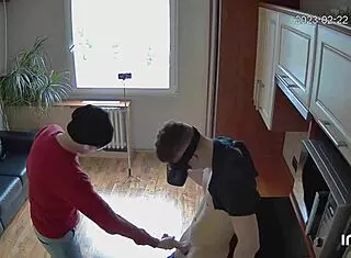 scoout007 - bican bangs hard on kitchen counter