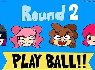 Watch this sexy orgy animation competition with big tits and cum