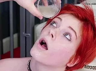 Extreme step mom punishment in german bdsm, where bondage leads to intense anal training and assfucking.