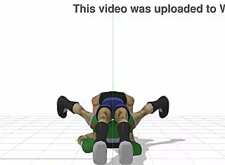 little mac engages in detailed gay bareback sex with partners in a game setting