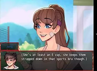 Harem hentai game ep 1: Seducing hot redhead popular girl