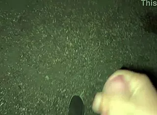 Gay guy sucks cock in public