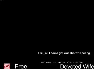 A devoted wife navigates a fantasy world in anime and cartoon style