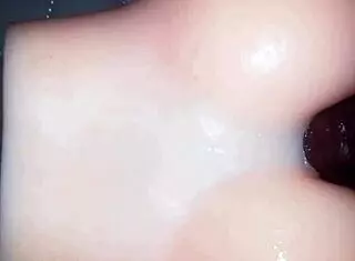 i'm testing my silicone toy on this big ass