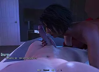 Sharing a bed with my stepmom in this hentai.