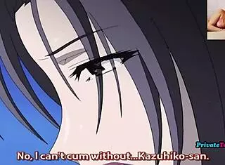 Stepmother secretly fucks stepson in taboo hentai.