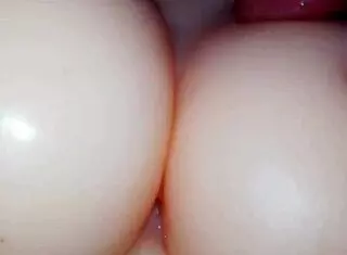 i'm testing my silicone toy on this big ass
