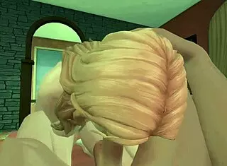 She sucks intensely in face fuck scene