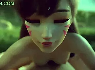 dva is cumming in this overwatch sfm blender compilation 1