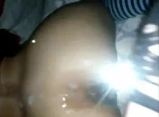 Crossdresser Spills Load on Big-Ass Latina's Buttocks After Intense Play