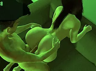 Mommy runs errands in 3d cartoon with big ass.