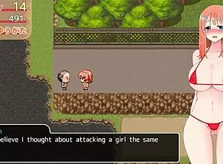 Getting a sexy red bikini from another girl - rural jk exhibitionist 2 - part 2