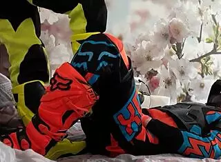 gay motocross riders tread in boots