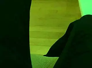 amateurs cum together during homemade foreplay with big tits.