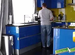 teens enjoying suggestive family time