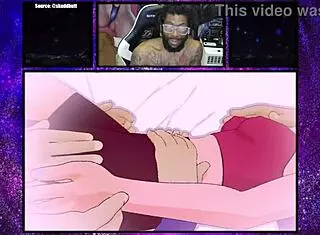 Merus Classmate Fingers Wet Pussy in Hentai Solo Fantasy for Boy Toy