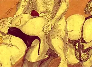 Hey, check out this vintage erotic illustration!