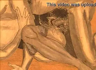 Hey, check out this vintage erotic illustration!