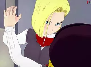 Android 18 And Videl Engage In Lesbian Sex In Dragon Ball Hentai Fantasy