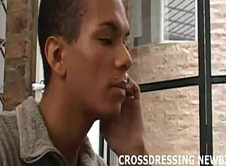 i love crossdressing like a sissy slut in kinky lingerie and stockings!!