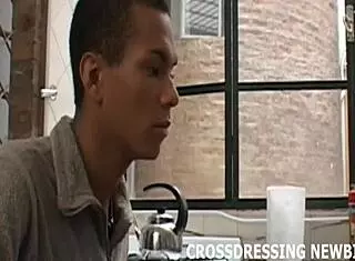 i love crossdressing like a sissy slut in kinky lingerie and stockings!!