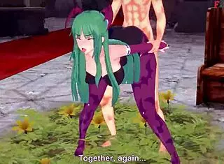 Morrigan having hard sex full halloween special on sheer fantasyking3