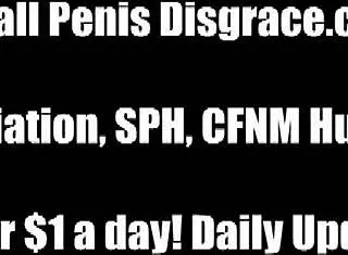 jerk your tiny 18+ cock for me, feel the humiliation now