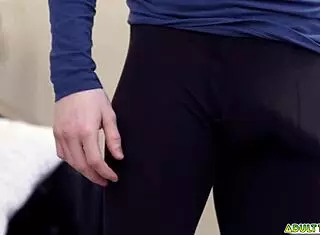 Straight track athletes Adrian Hart and Jesse Stone engage in full-body workout with monster cocks