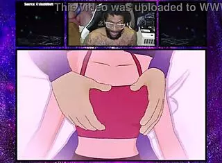 Merus Classmate Fingers Wet Pussy in Hentai Solo Fantasy for Boy Toy