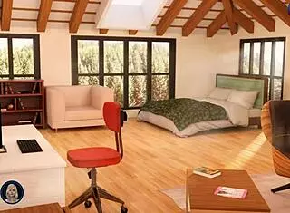 3D animated photo hunt game with a bookworm and hot Asian girls