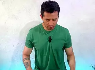 Intriguing penetration of muscular coach by young big cock at gym