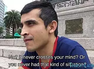 Gay Latino Blowjob Leads To Facial Cumshot