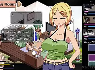 summer memories ryu final story, blonde step-sister's pussy destroyed in hentai game part 1 🔥