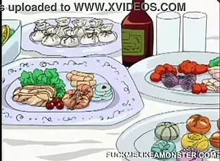 Sexy anime maid teen getting pussy fucked in hardcore japanese cartoon