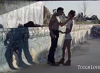 Latina Abby Brazil endures hard outdoor fucking