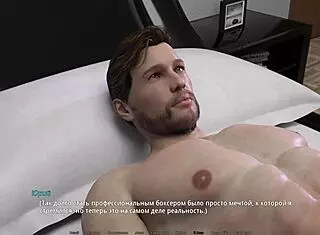 Milf Masturbates Big Cock in Missionary Underwear