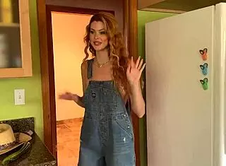 Country Girl Says She Deserves Her First Sticky Creampie