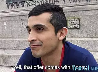 Gay Latino Blowjob Leads To Facial Cumshot