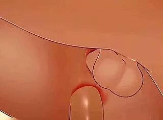 Anime Babe Takes Massive Creampie in Tight Pussy